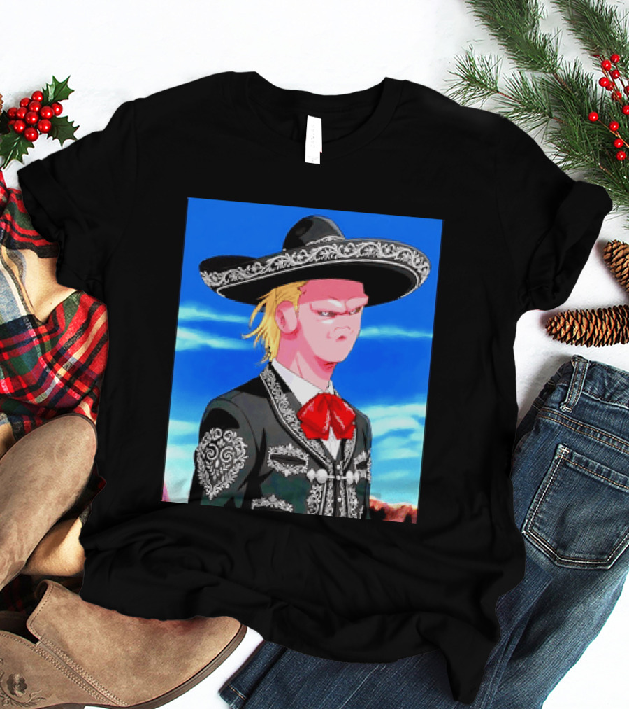 Majin Buu Mariachi Charro Dragon Ball Z Haaland Fusion T-Shirt
