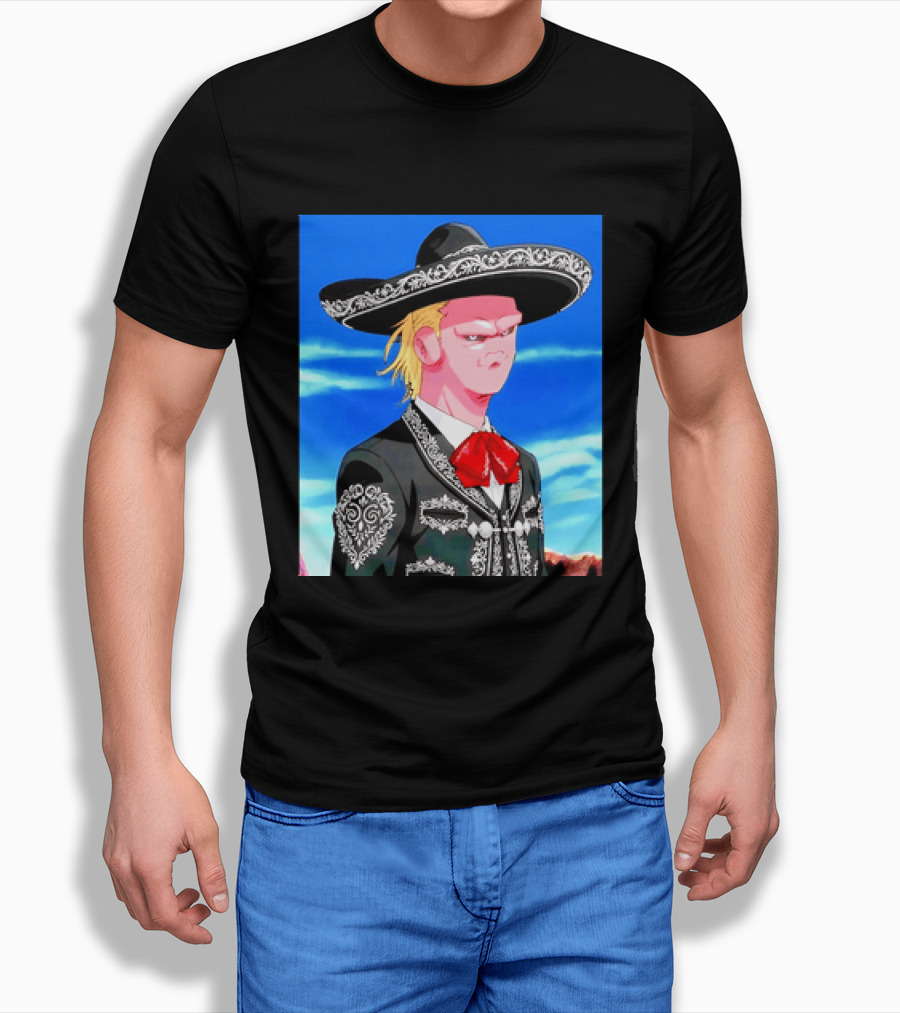 Majin Buu Mariachi Charro Dragon Ball Z Haaland Fusion T-Shirt