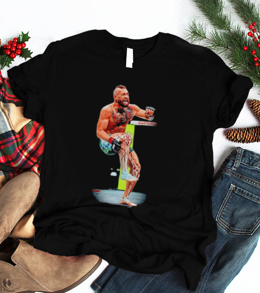 Conor McGregor One Minute Man Broken Leg UFC Fighter MMA Injury T-Shirt