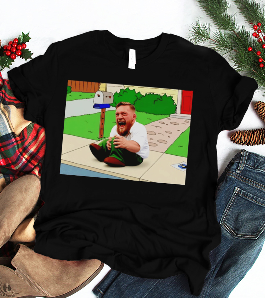 Family Guy Conor McGregor Laughing Curb Scene T-Shirt