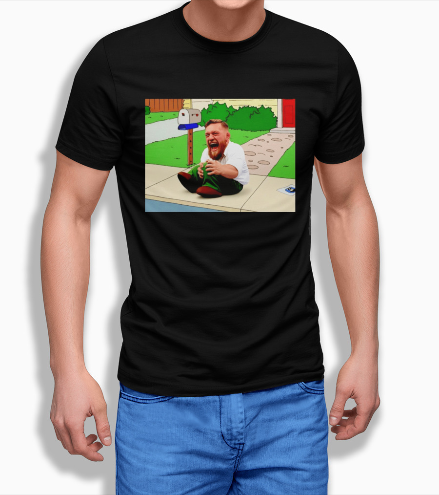 Family Guy Conor McGregor Laughing Curb Scene T-Shirt