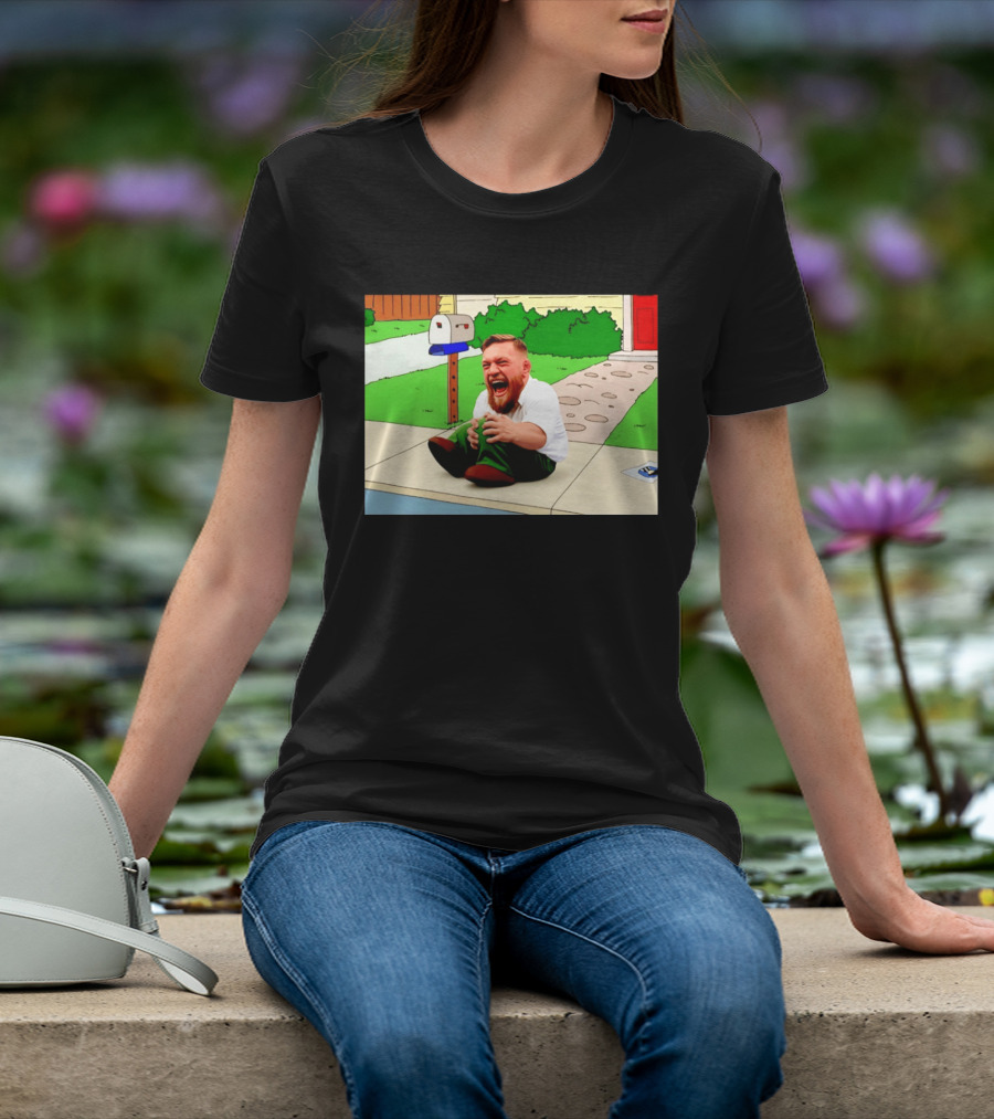 Family Guy Conor McGregor Laughing Curb Scene T-Shirt