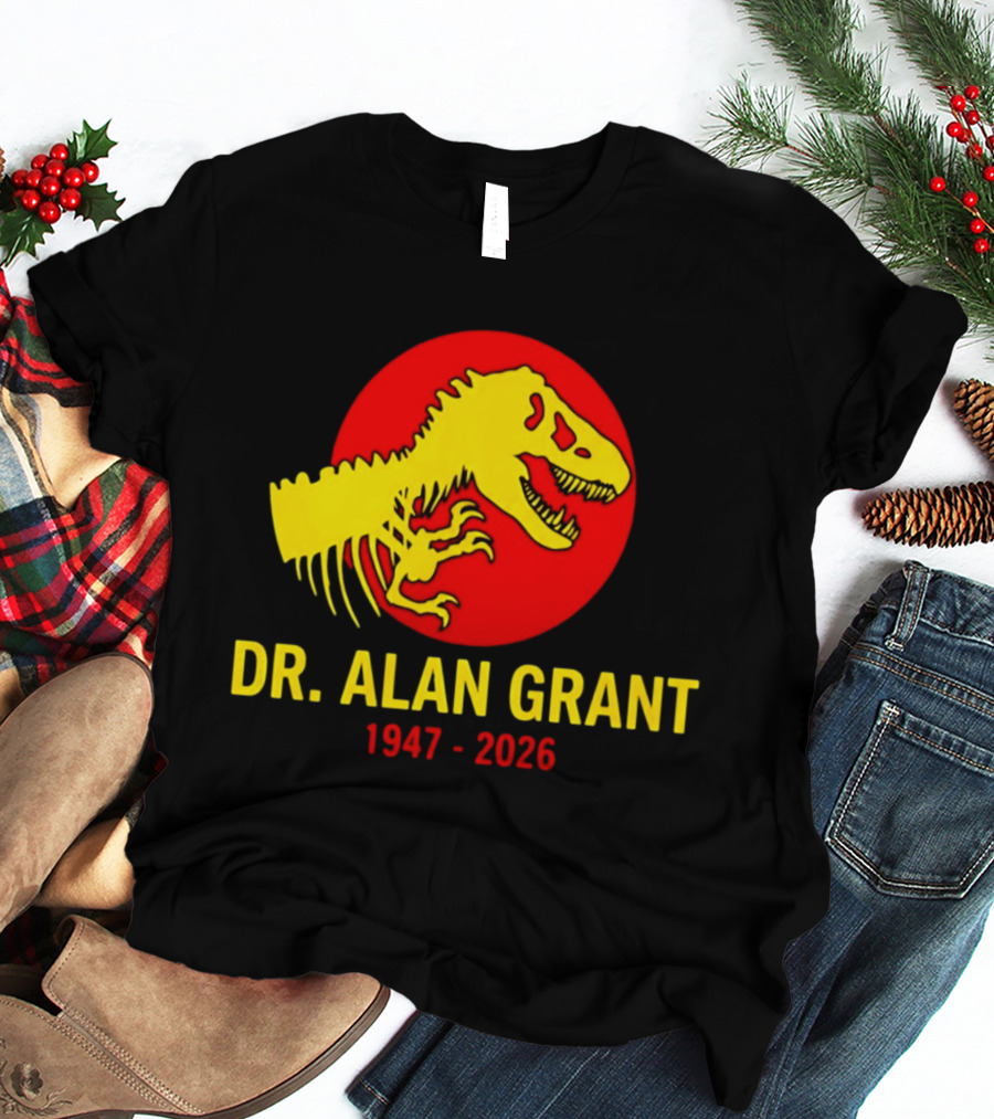 Dr. Alan Grant 1947 2026 Memorial Rex T-Shirt