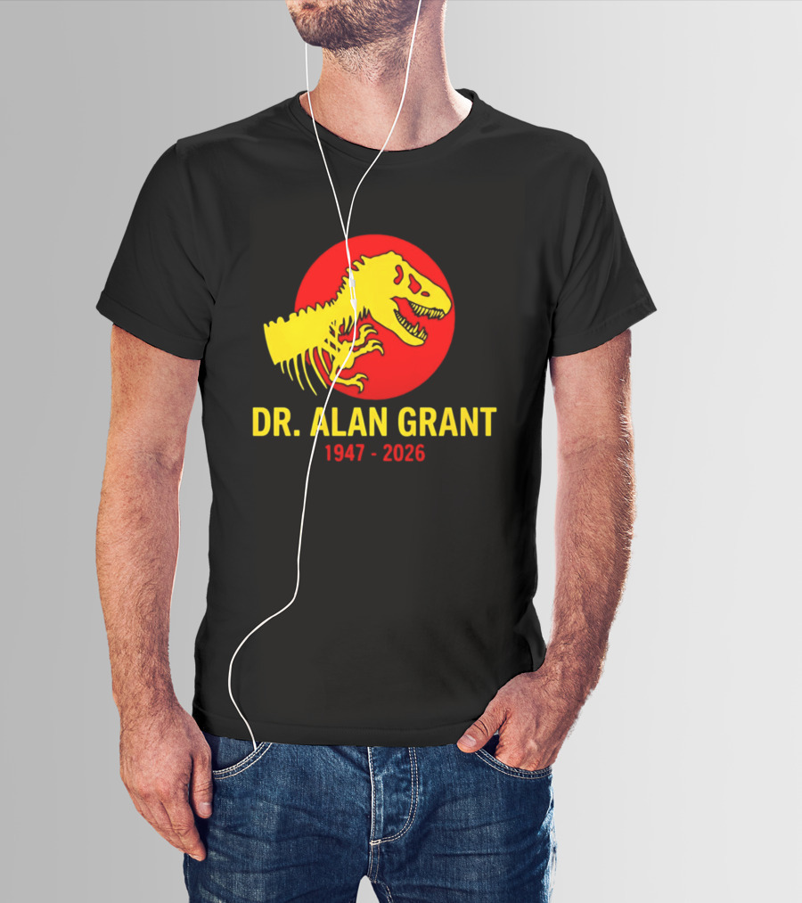 Dr. Alan Grant 1947 2026 Memorial Rex T-Shirt