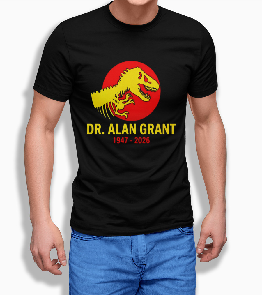 Dr. Alan Grant 1947 2026 Memorial Rex T-Shirt