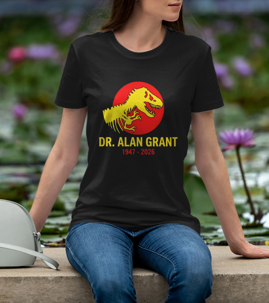 Dr. Alan Grant 1947 2026 Memorial Rex T-Shirt