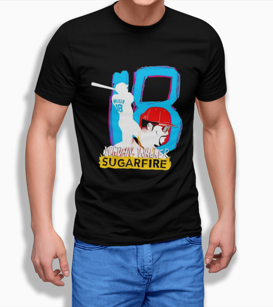 Jordan Walker Sugarfire St. Louis Cardinals Home Run Derby Champ 18 Baseball T-Shirt