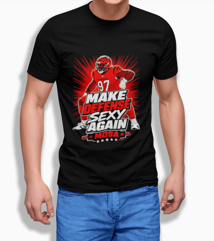 Kamron Neal Cincinnati Bearcats Make Defense Sexy Again MDSA Football 97 T-Shirt