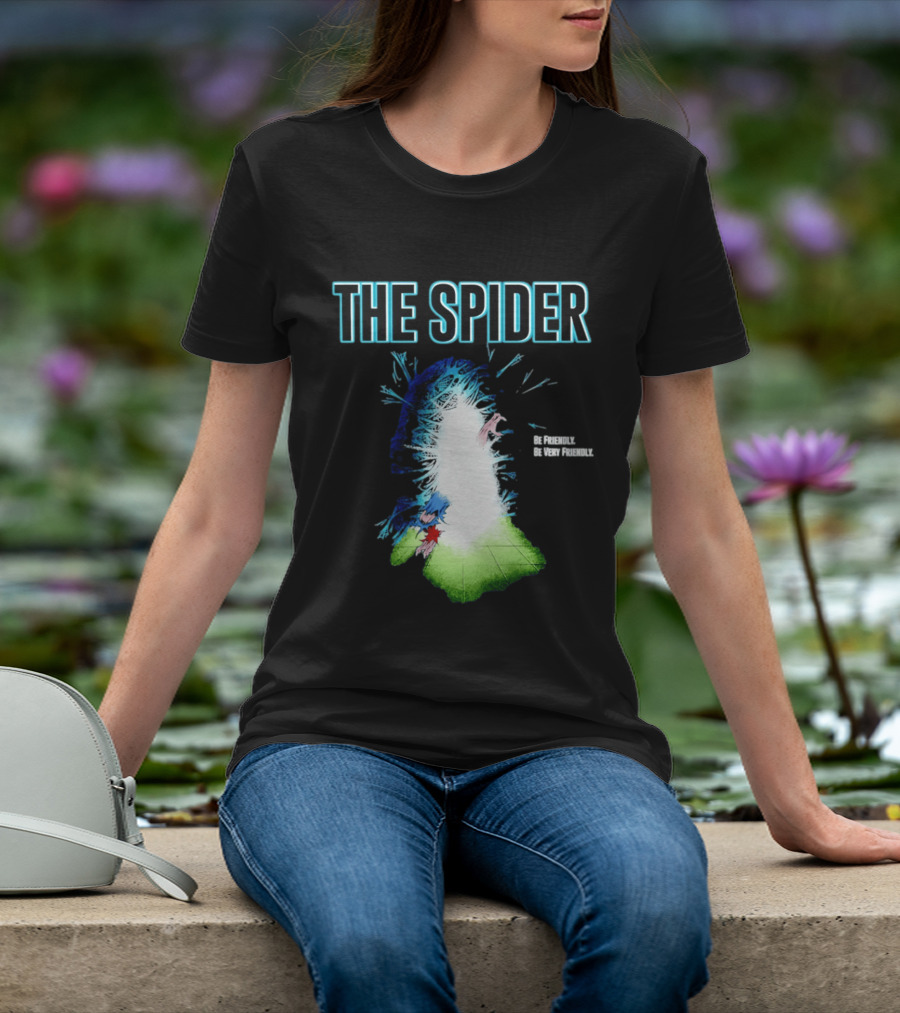 The Spider Be Friendly Be Very Friendly Comic Explosion T-Shirt