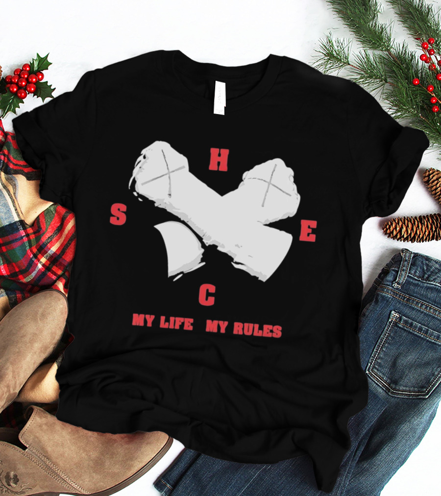 HSEC Crossed Axes My Life My Rules T-Shirt
