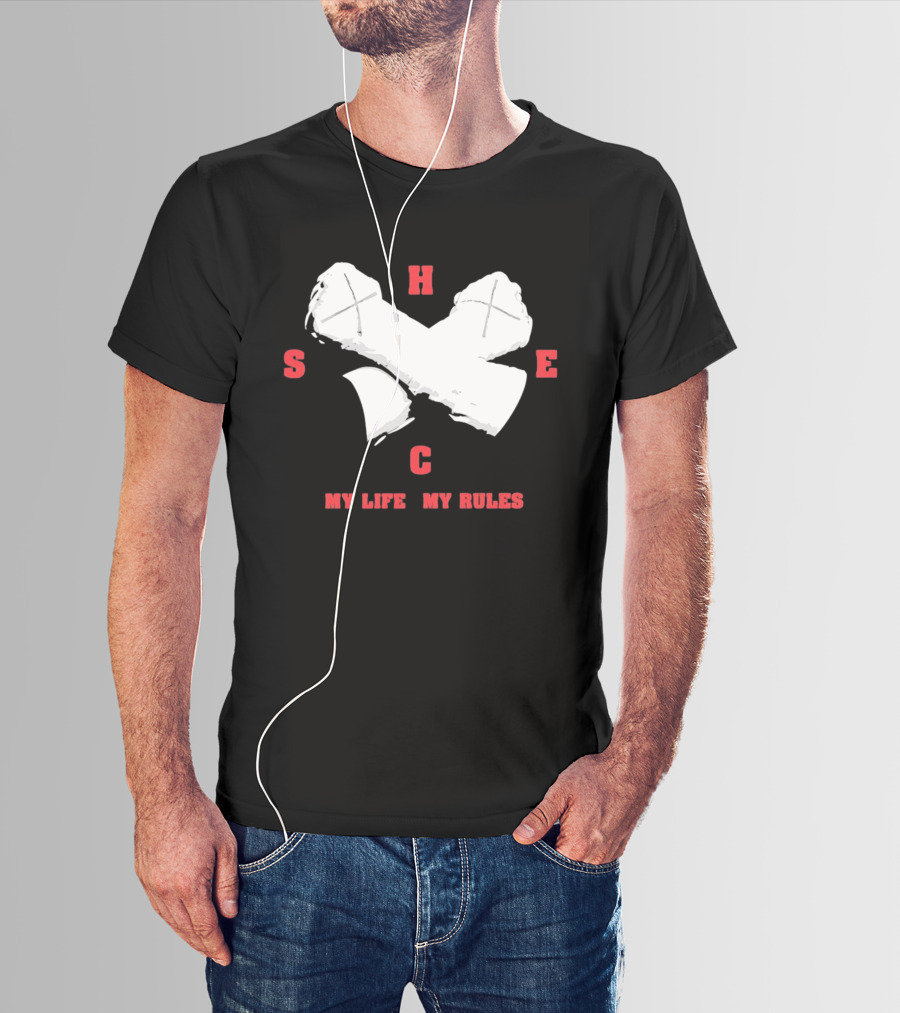 HSEC Crossed Axes My Life My Rules T-Shirt