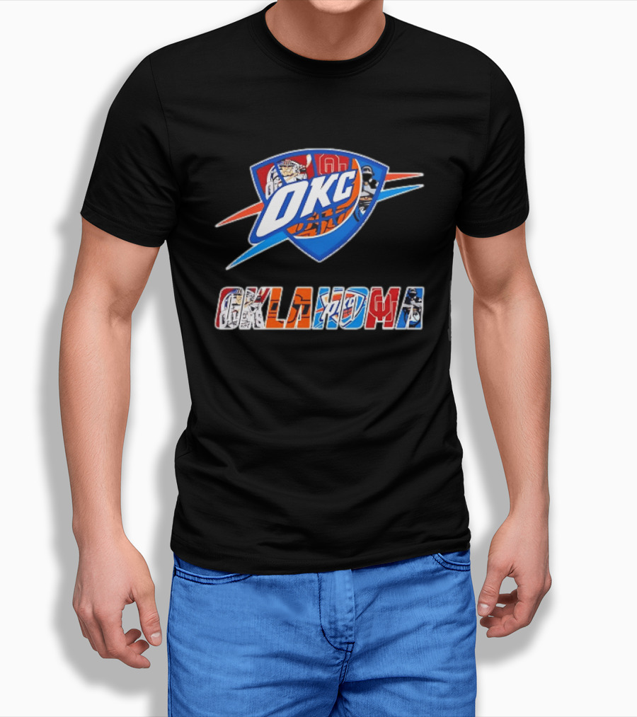 Oklahoma OKC Thunder Sooners Oilers Sports Fan Gear T-Shirt