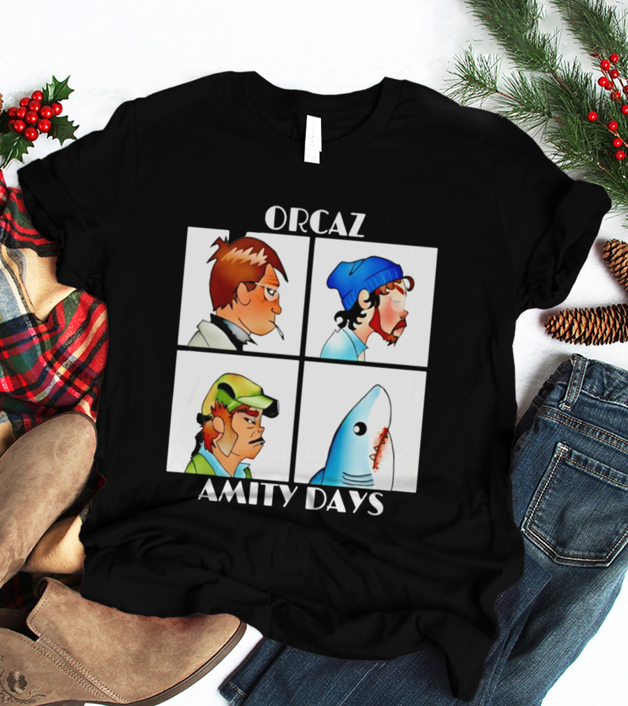 Orcaz Amity Days Demon Days Jaws T-Shirt