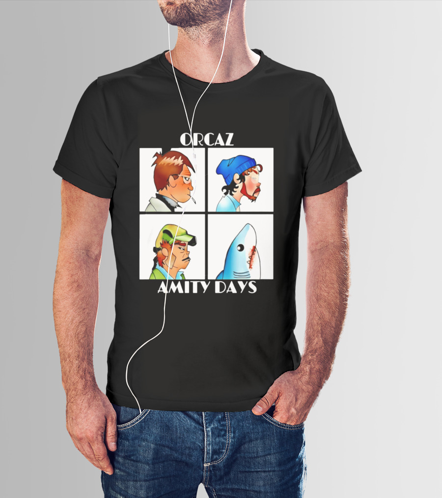 Orcaz Amity Days Demon Days Jaws T-Shirt