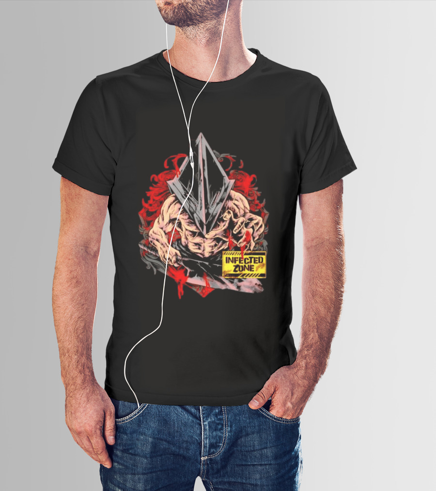 Pyramid Head Silent Hill Infected Zone Horror T-Shirt