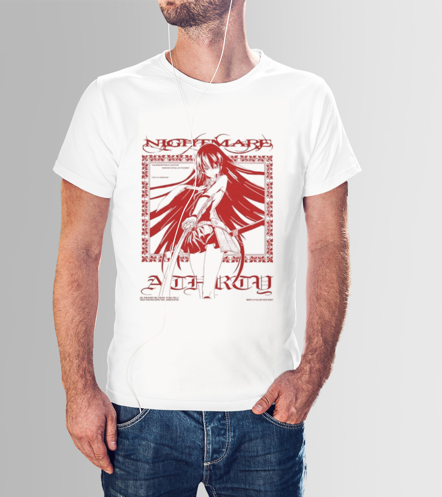 Akame Akame Ga Kill Nightmare Anime Character Grand Entry Red T-Shirt