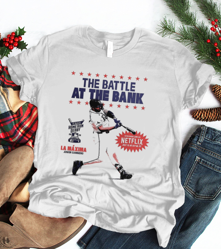 Junior Caminero LA Maxima The Battle At The Bank Netflix Home Run Derby 2026 T-Shirt