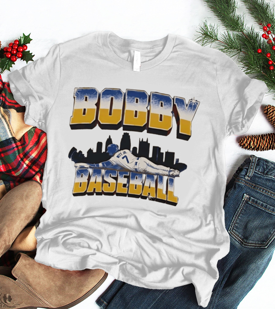 Bobby Baseball Witt Jr. Kansas City Baseball Major League 7 T-Shirt