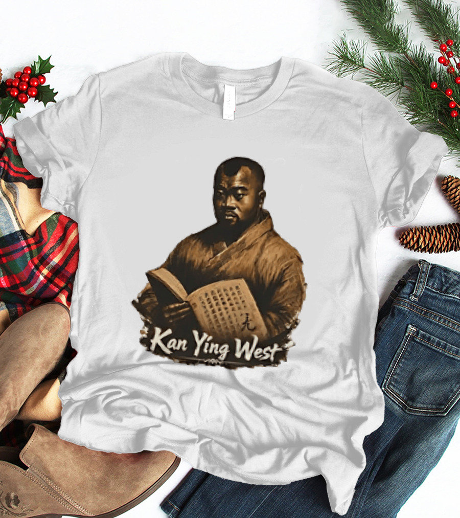Kan Ying West Book Meme Kanye Mashup T-Shirt