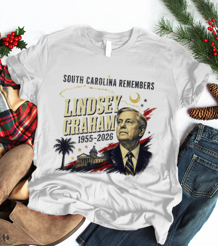 Lindsey Graham 1955 2026 South Carolina Remembers Moon Capitol T-Shirt