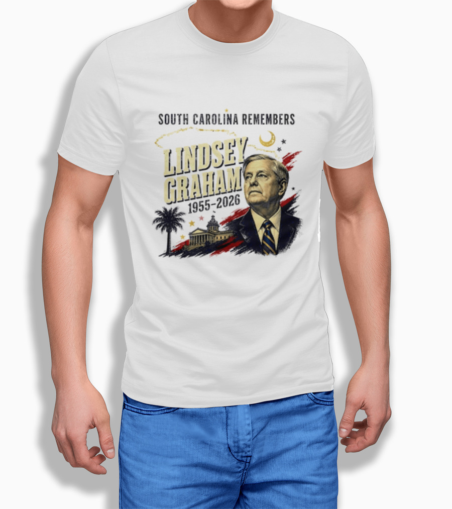 Lindsey Graham 1955 2026 South Carolina Remembers Moon Capitol T-Shirt