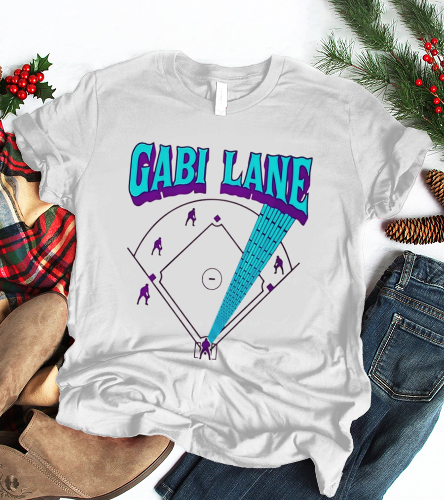 Gabi Lane Home Run Baseball Diamond T-Shirt