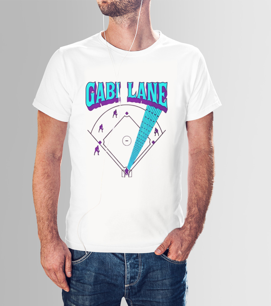Gabi Lane Home Run Baseball Diamond T-Shirt