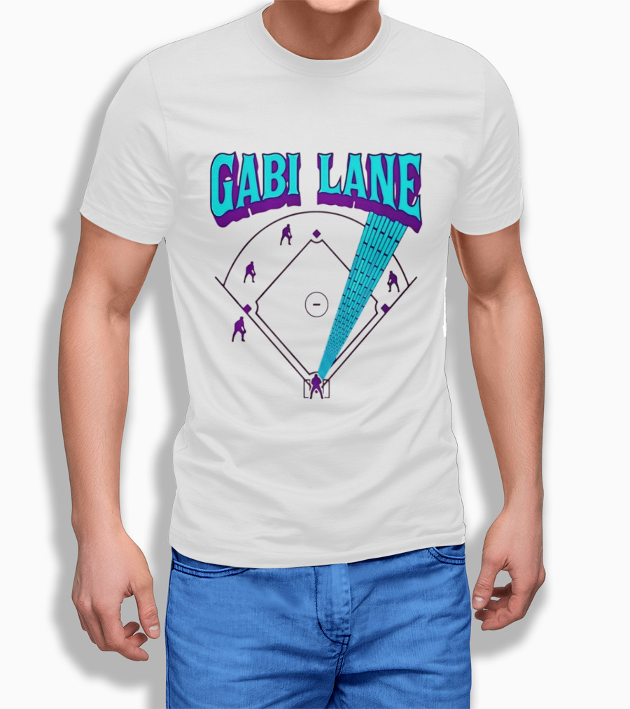 Gabi Lane Home Run Baseball Diamond T-Shirt