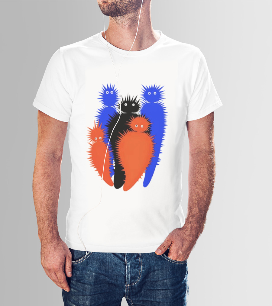 Hollerbaum And Schmidt Julius Klinger 1909 Spiky Colorful Creatures T-Shirt