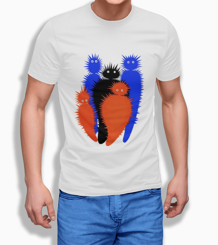 Hollerbaum And Schmidt Julius Klinger 1909 Spiky Colorful Creatures T-Shirt
