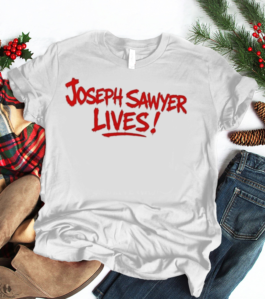 Joseph Sawyer Lives Bold Red T-Shirt