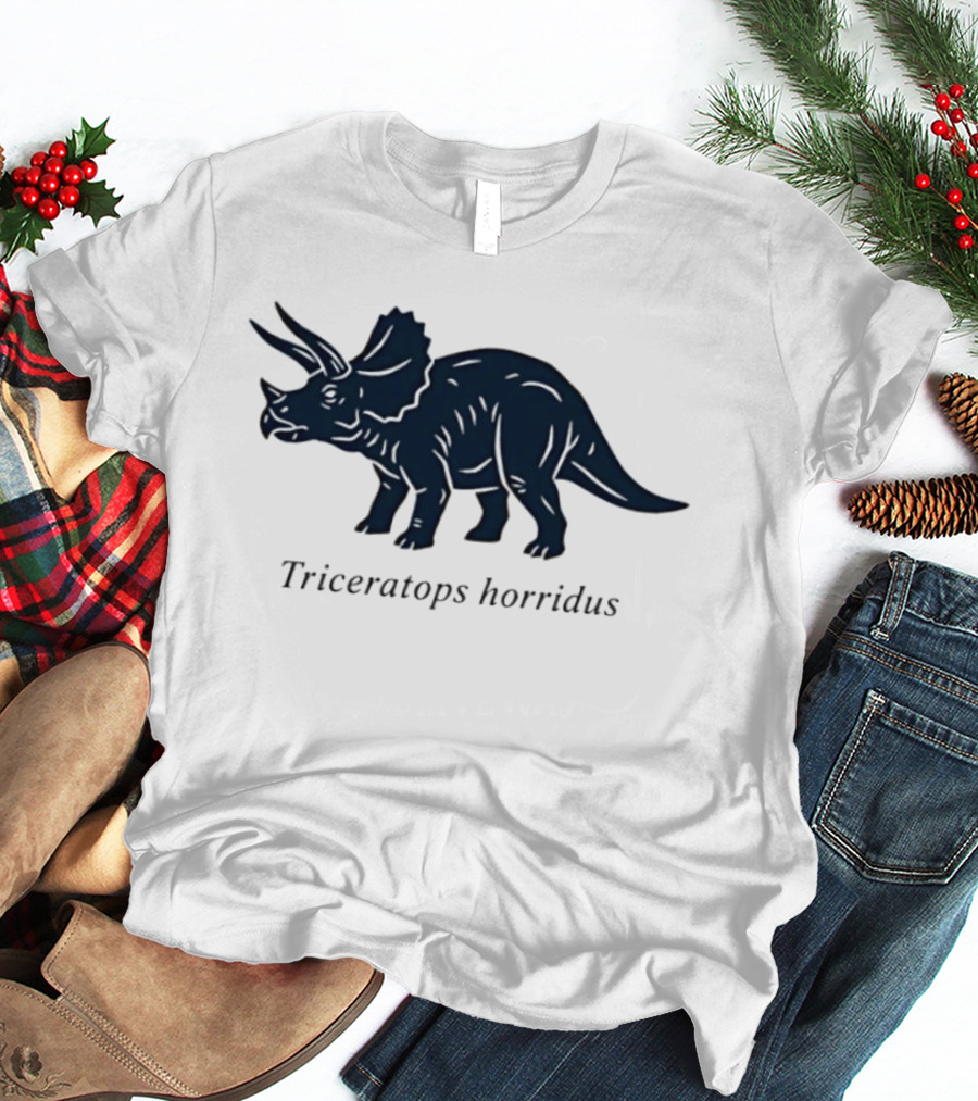 Triceratops Horridus Dinosaur Prehistoric Animal Paleontology Biology Science T-Shirt