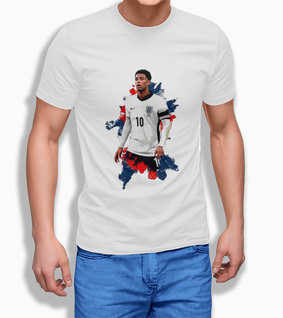 Jude Bellingham 10 England Football Team Captain T-Shirt