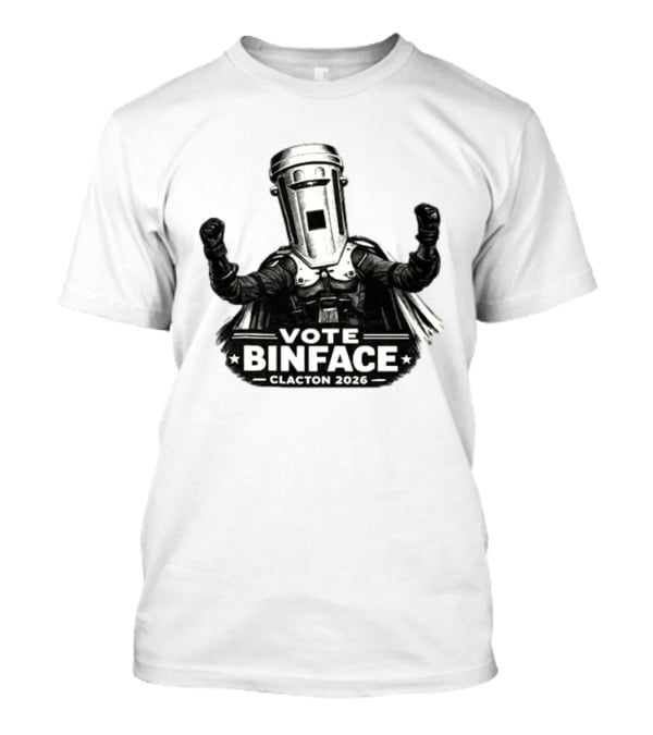 Vote Binface Clacton 2026 UK Election Campaign T-Shirt