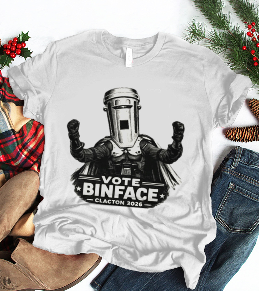 Vote Binface Clacton 2026 UK Election Campaign T-Shirt