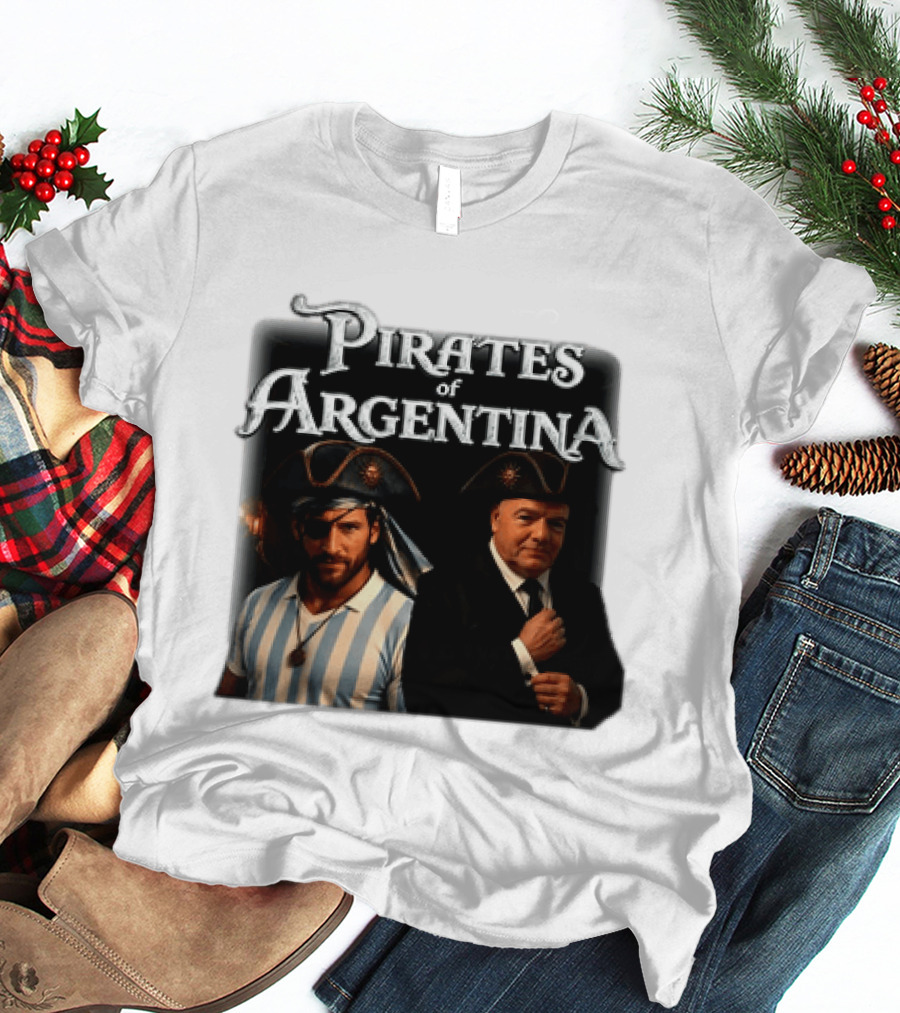 Pirates Of Argentina Messi Mashup Soccer Legend And Captain T-Shirt