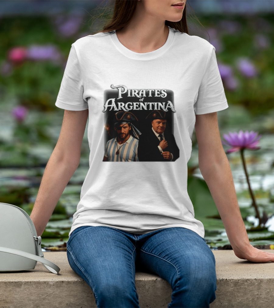 Pirates Of Argentina Messi Mashup Soccer Legend And Captain T-Shirt