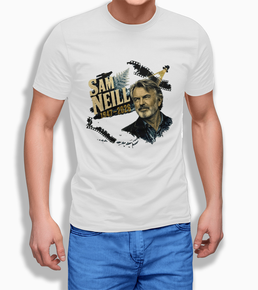 Sam Neill 1947 2026 The Story Continues In Memory Forever T-Shirt