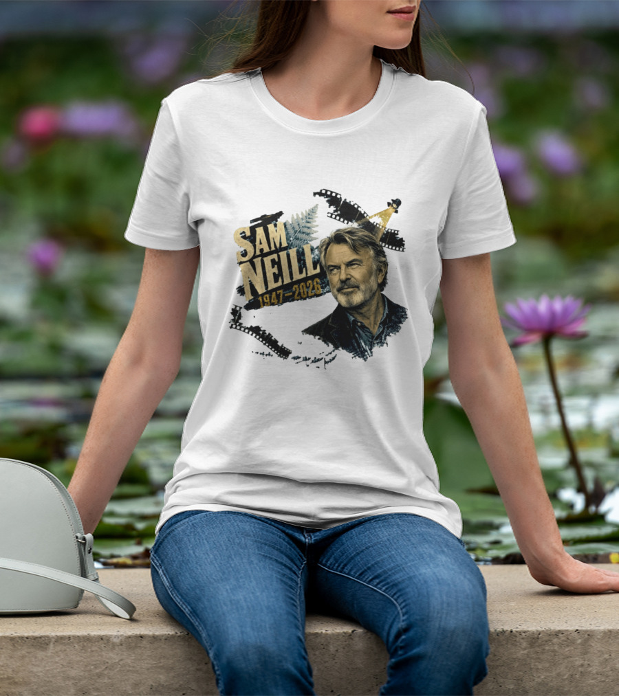 Sam Neill 1947 2026 The Story Continues In Memory Forever T-Shirt