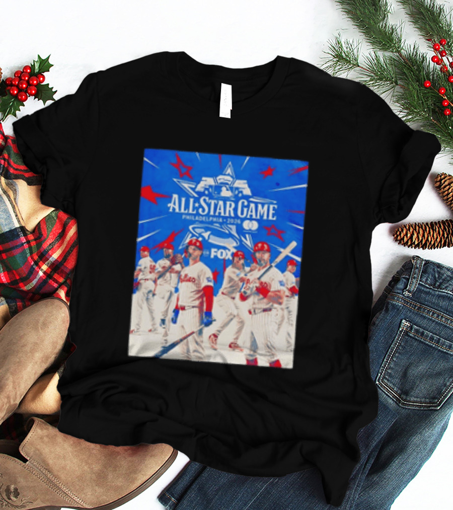 2026 All Star Game Philadelphia Phillies Major League Baseball FOX T-Shirt