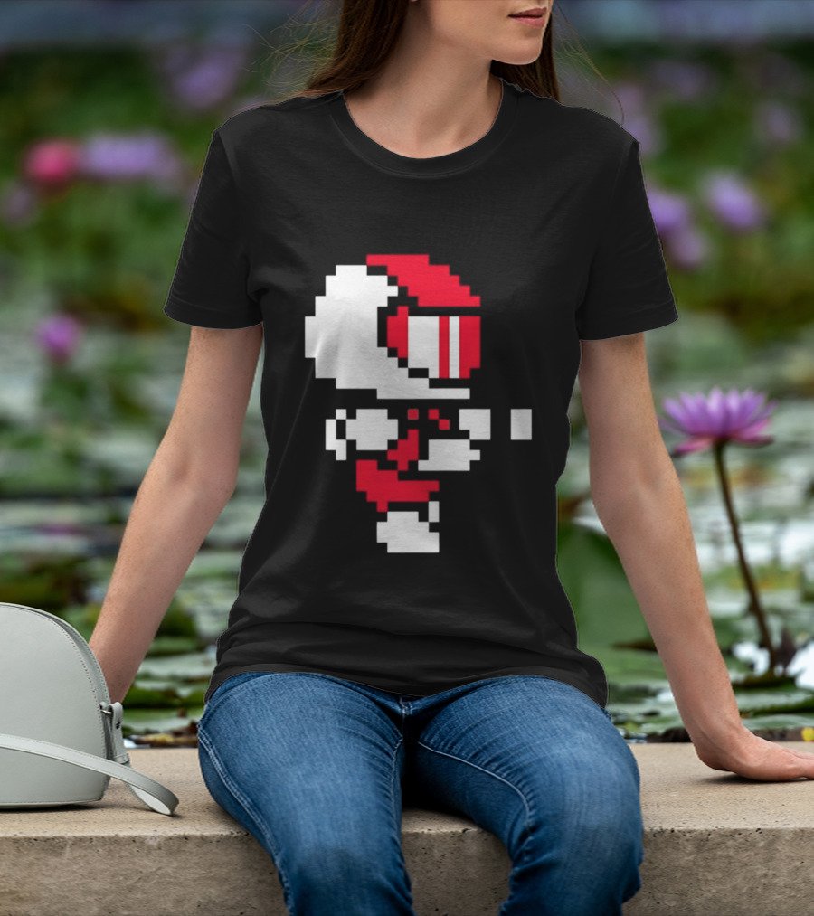 Arcade Pixel Racing Driver Fast Track Helmet Retro Game T-Shirt