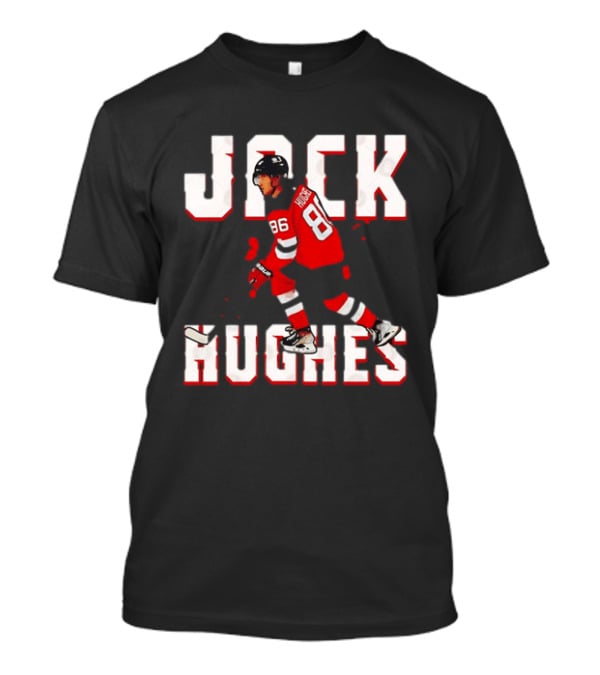 Jack Hughes 86 New Jersey Devils Hockey Jersey T-Shirt