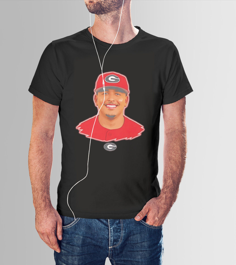 Bryce Calloway Georgia Bulldogs Baseball Cap And Jersey Sports Fan T-Shirt