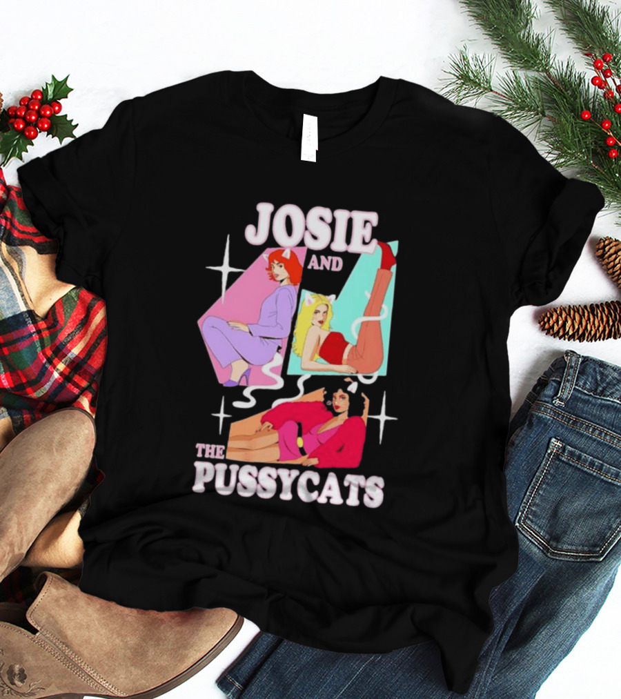 Josie And The Pussycats Valerie Brown Melody Valentine Vintage Cartoon Fashion T-Shirt