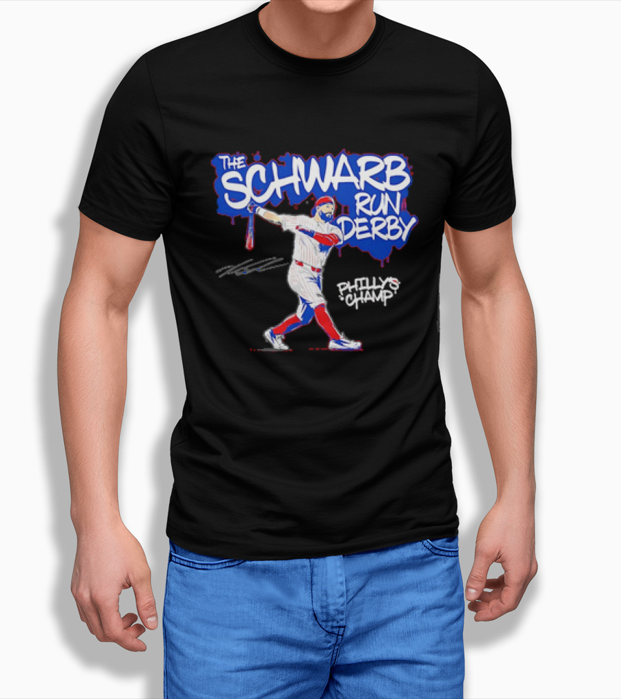 The Schwarb Run Derby Kyle Schwarber Philadelphia Phillies T-Shirt