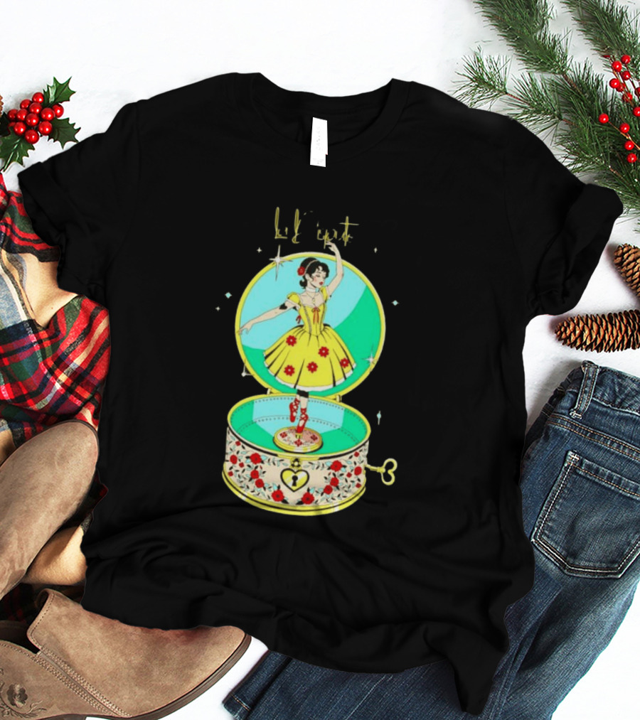La Dispute Such Small Hands Ballerina Music Box Vintage Style Yellow Dress Flowers T-Shirt