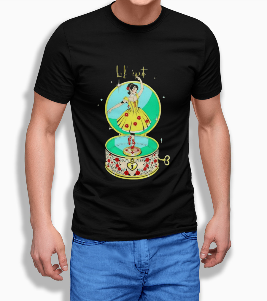La Dispute Such Small Hands Ballerina Music Box Vintage Style Yellow Dress Flowers T-Shirt