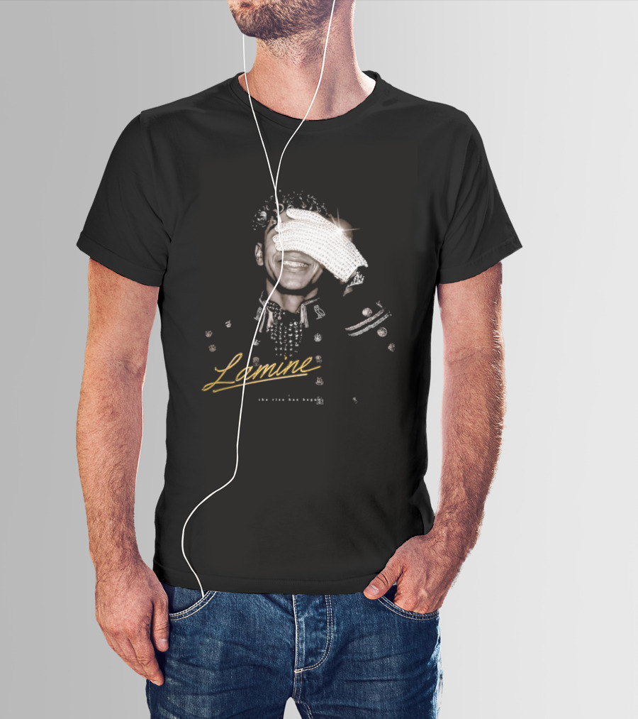 Lamine Camara Sparkling Diamond Glove The Rise Has Begun T-Shirt