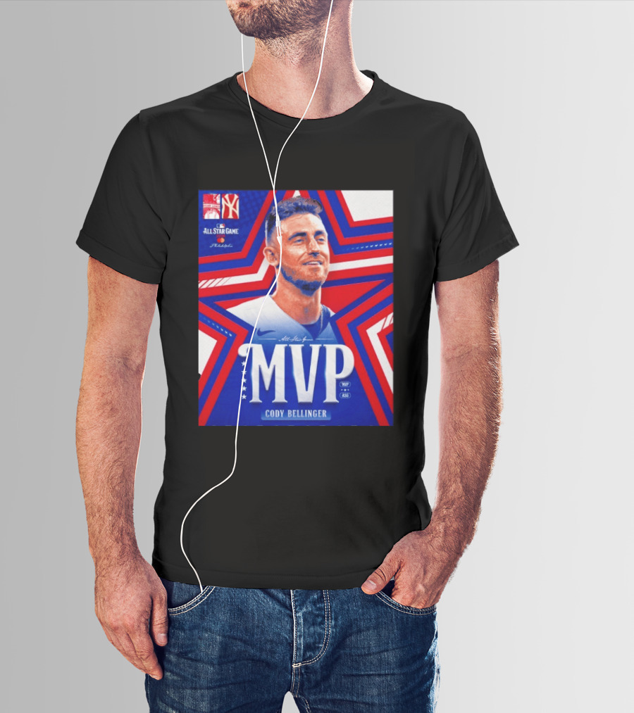 Cody Bellinger MVP 2026 MLB All Star Game Philadelphia Yankees Stars T-Shirt