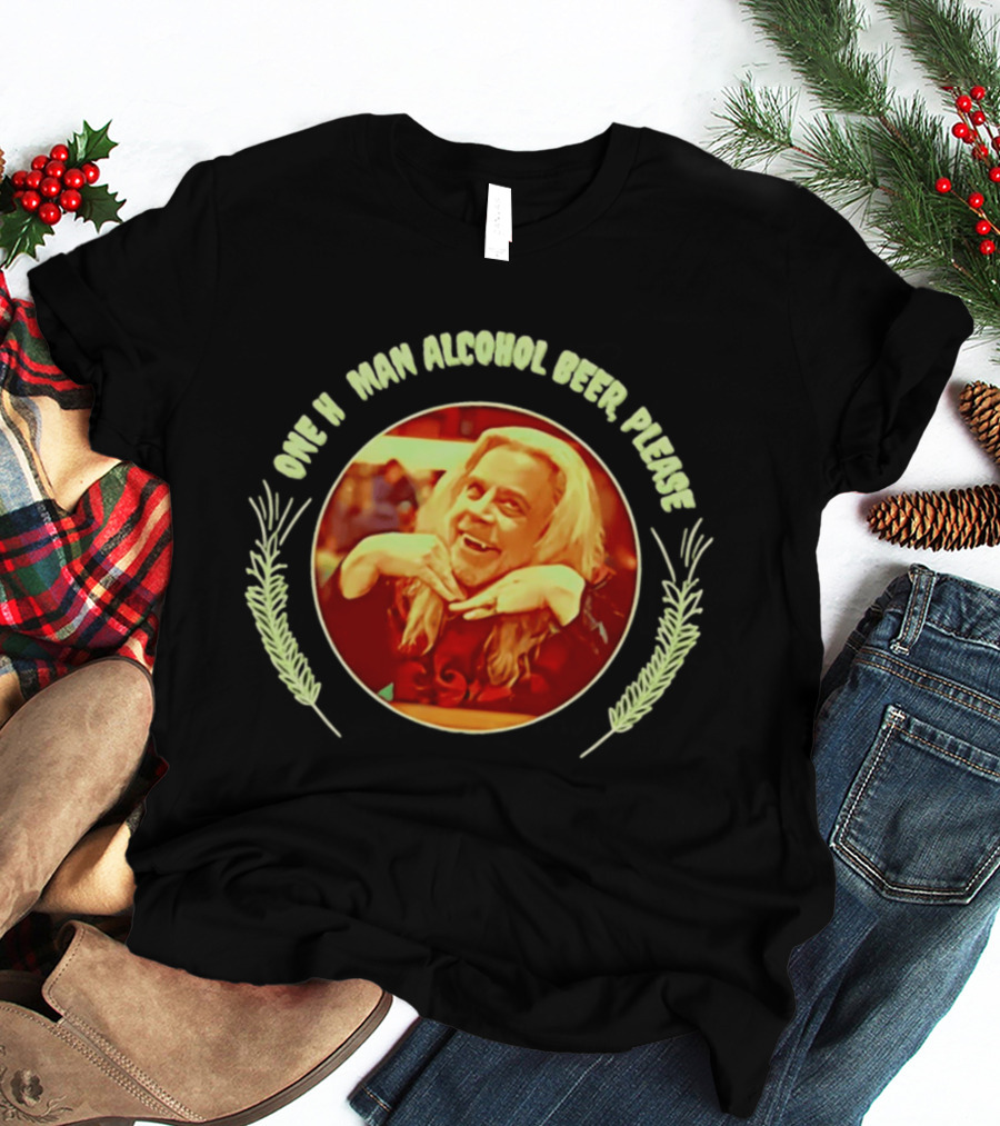 Laszlo Cravensworth One Human Alcohol Beer Please What We Do In The Shadows Comedy T-Shirt